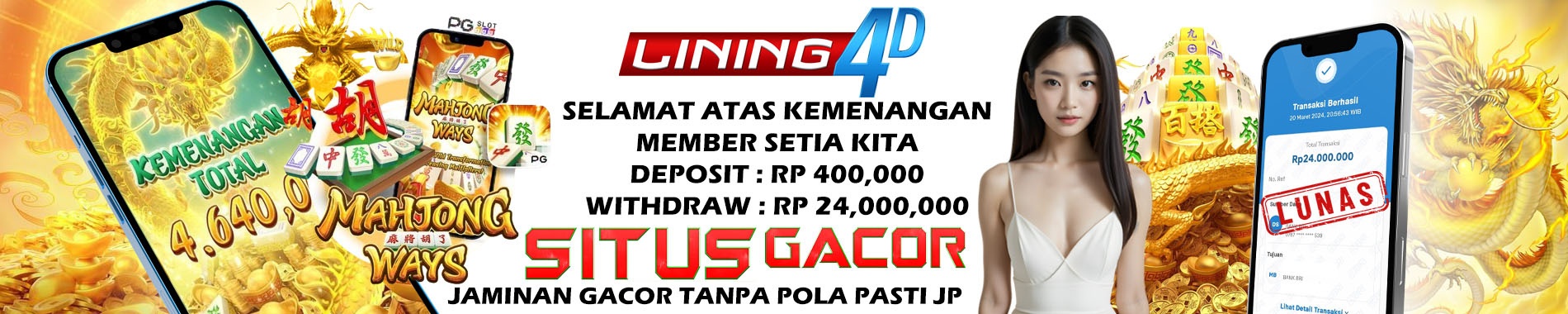 Lining4D : Situs Online Terbaik dan Terpercaya